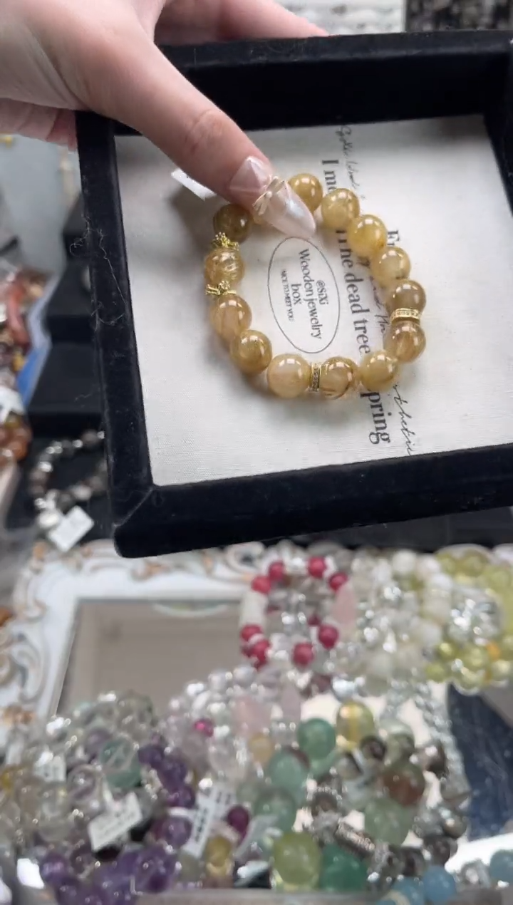 【闪购商品】水晶手链未镶嵌天然水晶 多样性发货