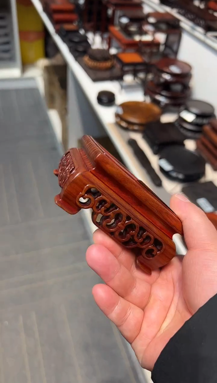 【闪购商品】花梨木类端景台工艺品底座2