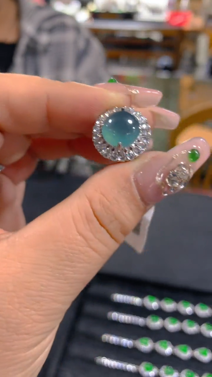 【闪购商品】翡翠戒指未镶嵌0246638808多样性发其一