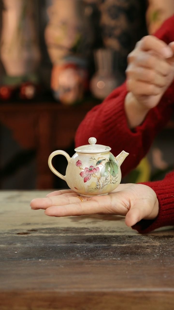 【闪购商品】瓷片景德镇纯手工釉下彩精品茶具