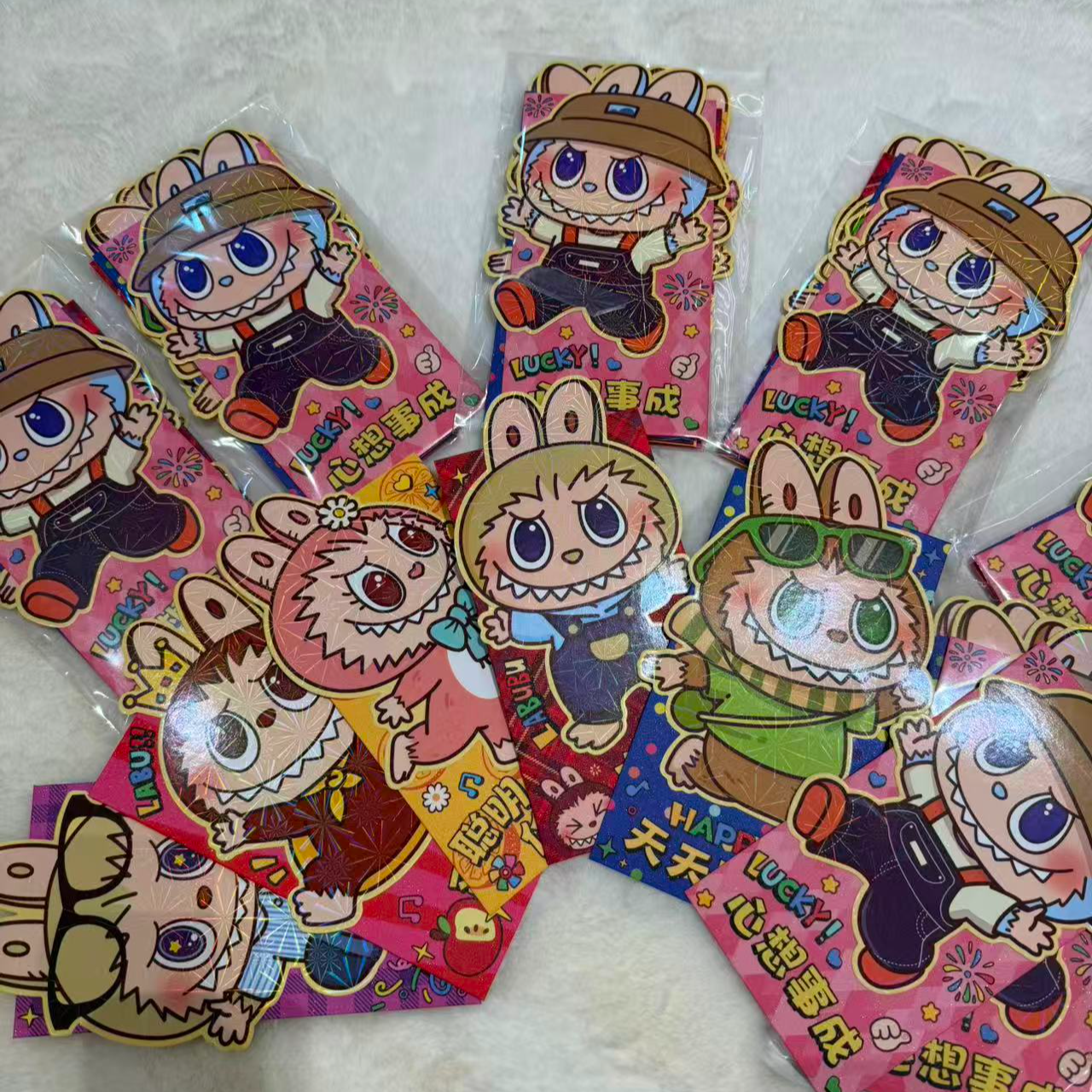 新款可爱个性春节创意立体造型压岁利是封红包（拉布布）