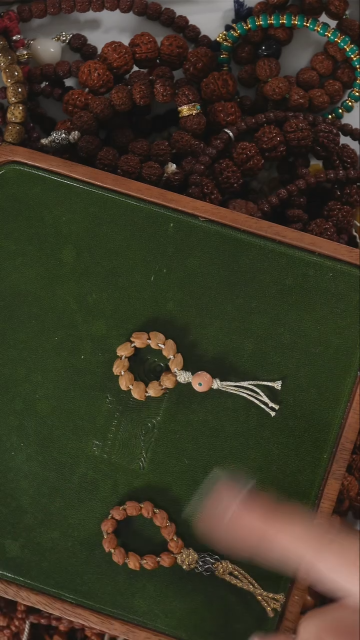 柏香籽/百香籽吊坠蛇骨百香手捻