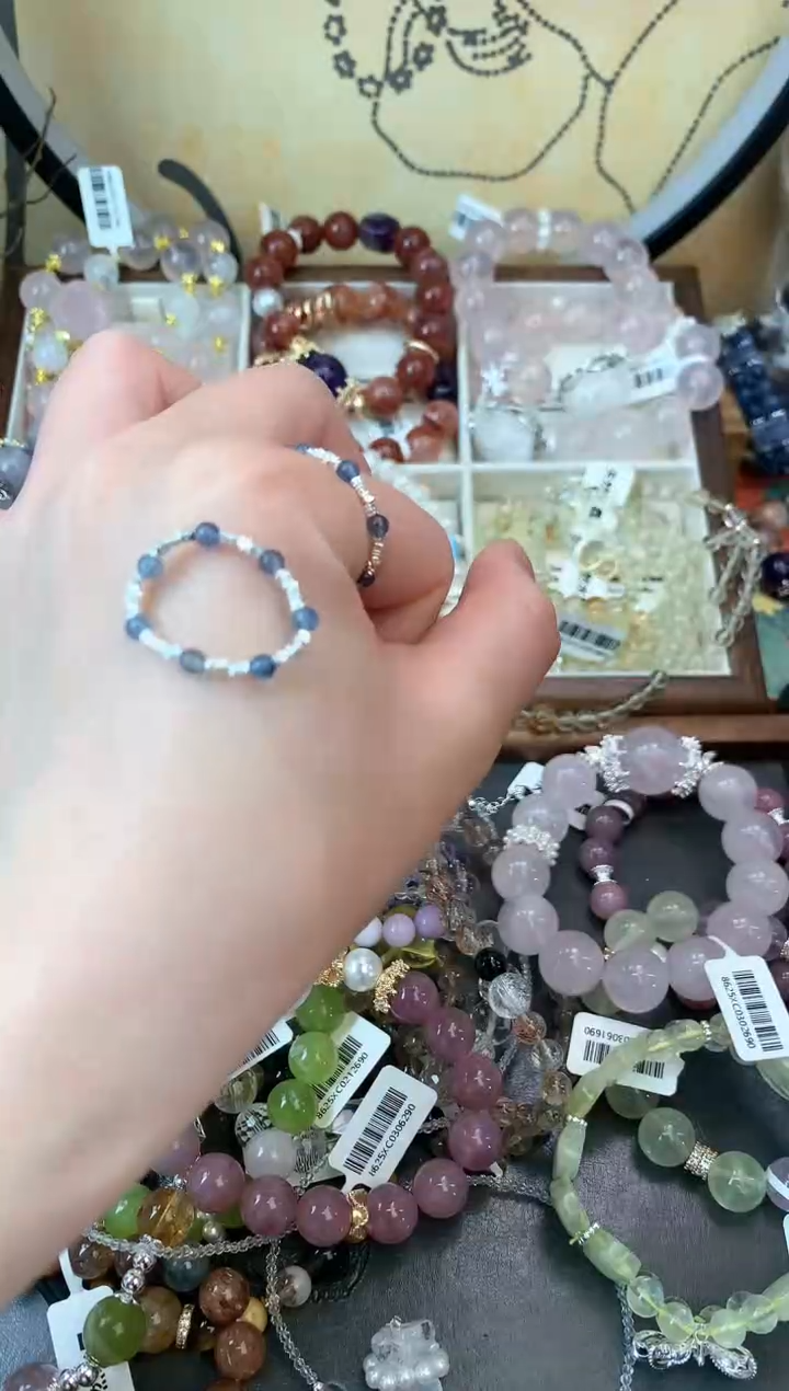 【闪购商品】海蓝宝石戒圈银S925镶嵌264