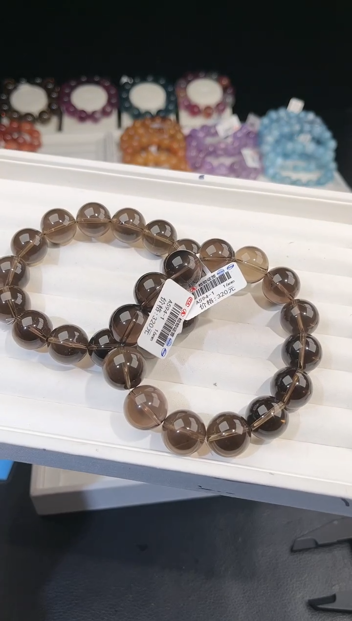 【闪购商品】水晶手链未镶嵌多样性发一茶晶