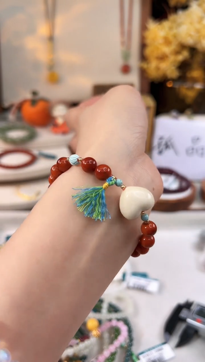 【闪购商品】南红玛瑙手饰18K金镶嵌@@G921C016010