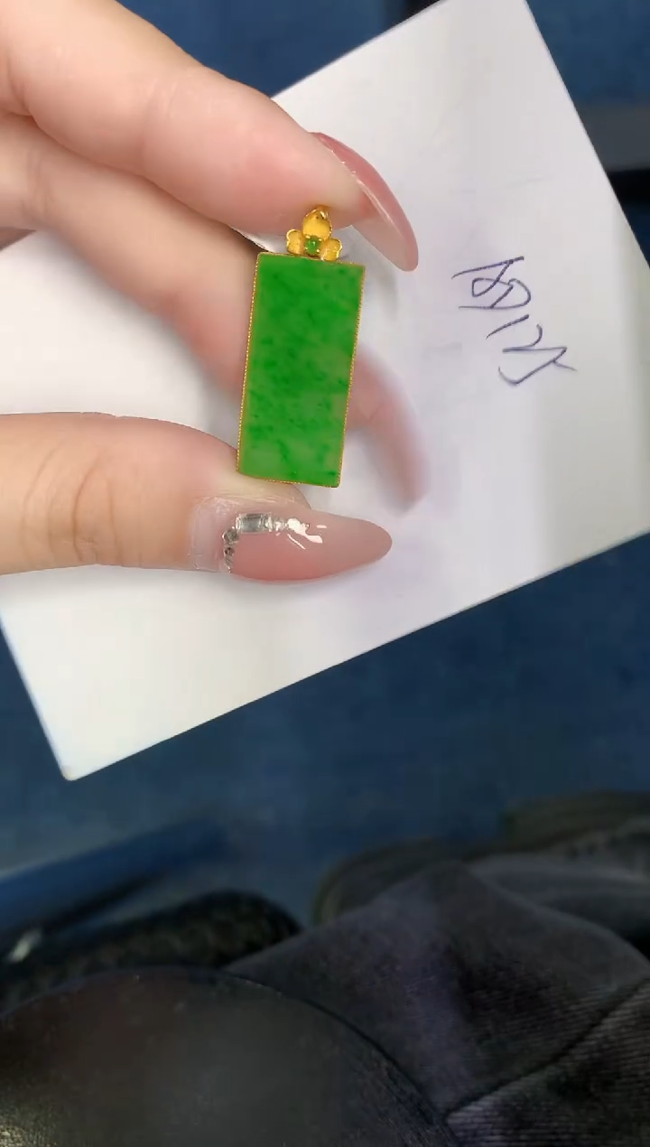 【闪购商品】翡翠颈饰18K金镶嵌000000000