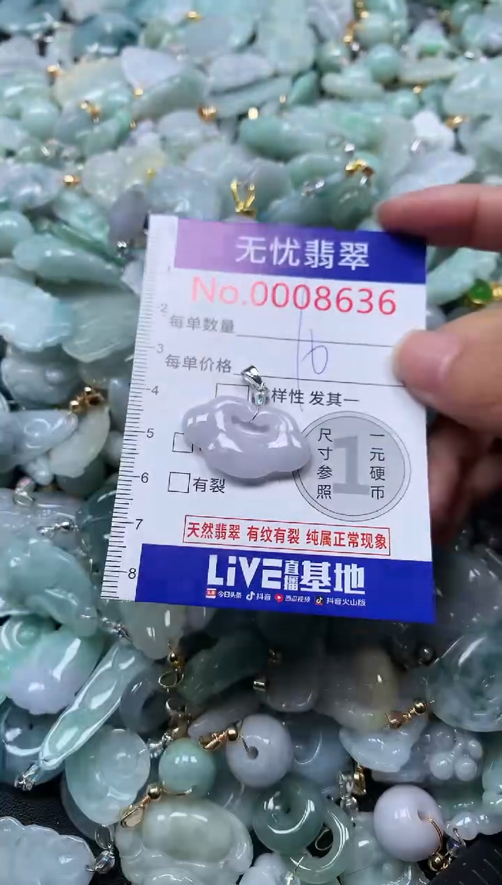 颈饰未镶嵌翡翠8636