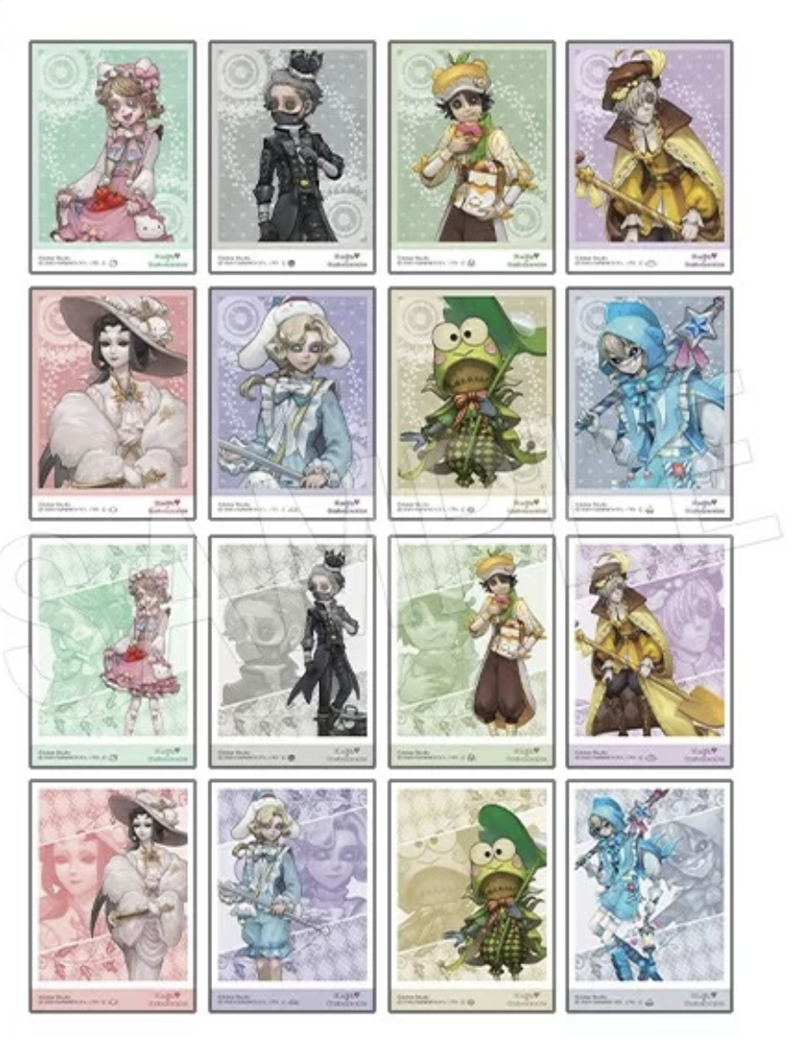 【第五人格】日谷三丽鸥第一、三弹卡牌系列盲盒代拆