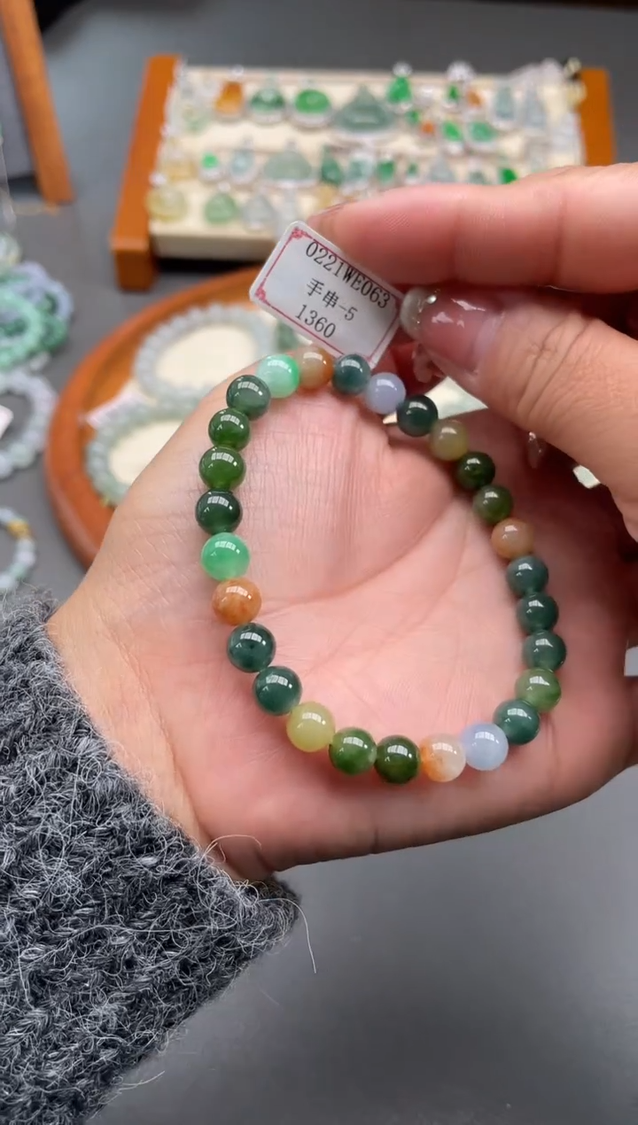 【闪购商品】翡翠手串未镶嵌0221WE063