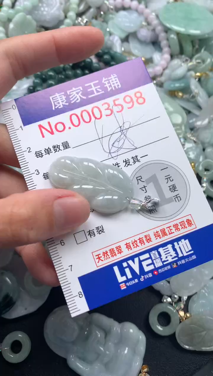 颈饰未镶嵌翡翠3598