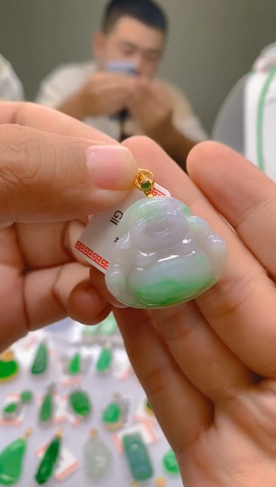 【闪购商品】翡翠颈饰18K金镶嵌新号开播，全场乱卖