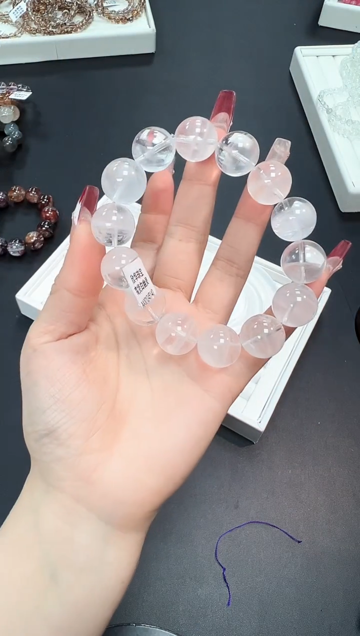 【闪购商品】水晶手串未镶嵌26A3多样性发其一1条默认微瑕