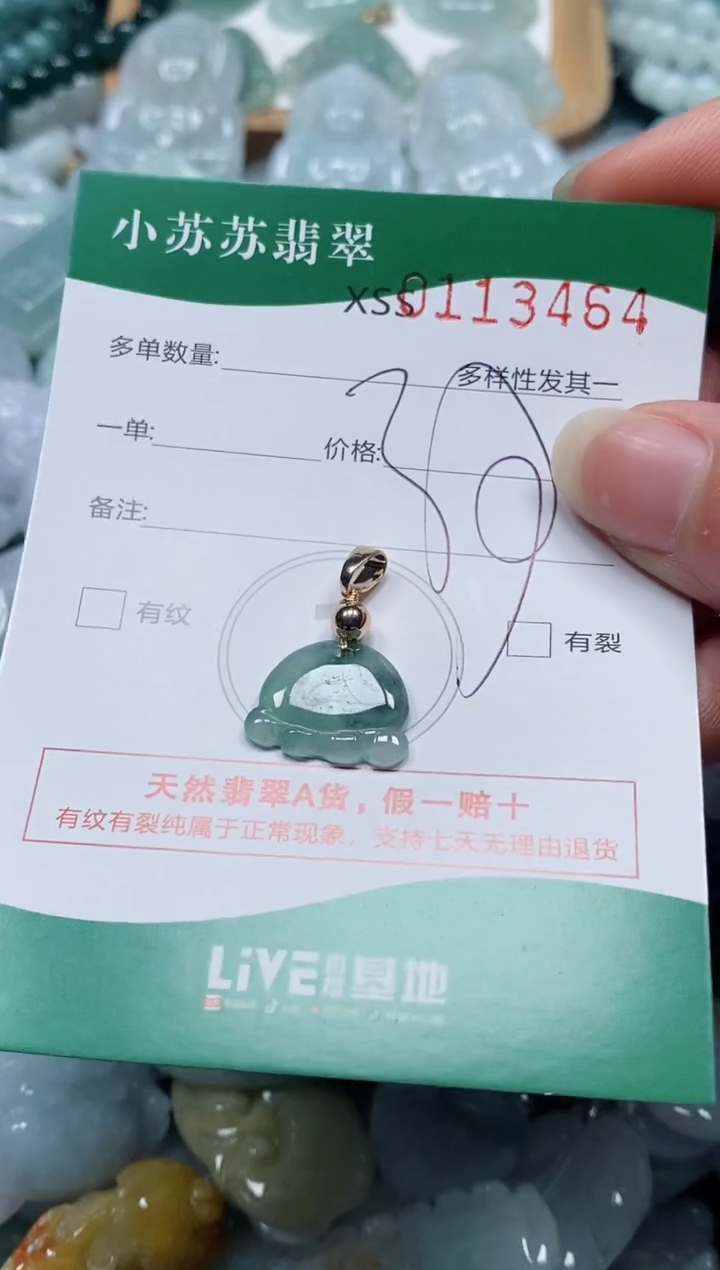 【闪购商品】翡翠未镶嵌颈饰闪购商品0113464