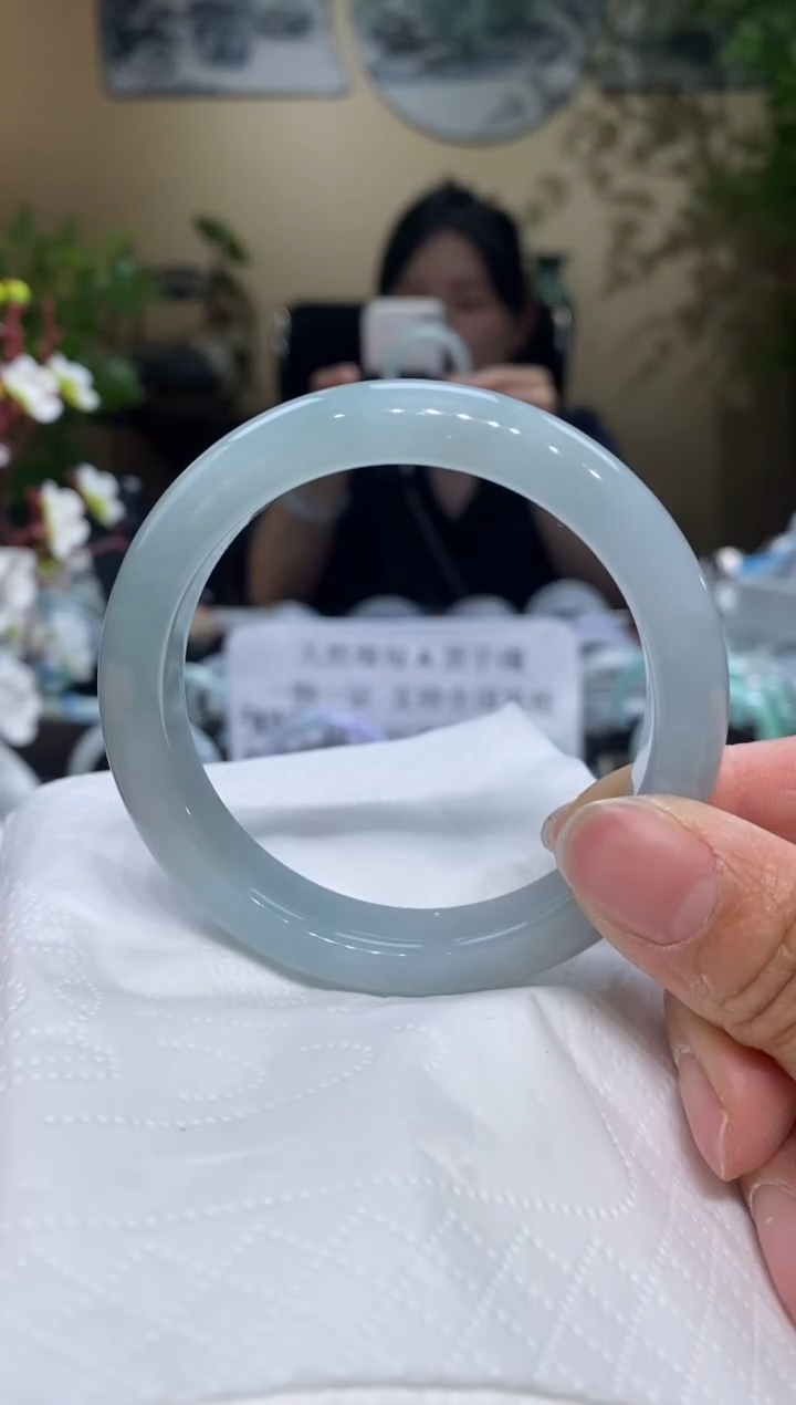 翡翠手镯未镶嵌翡翠54-55