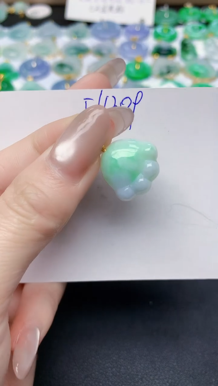 颈饰未镶嵌翡翠天然缅甸A货翡翠百元以上9元证书费自理