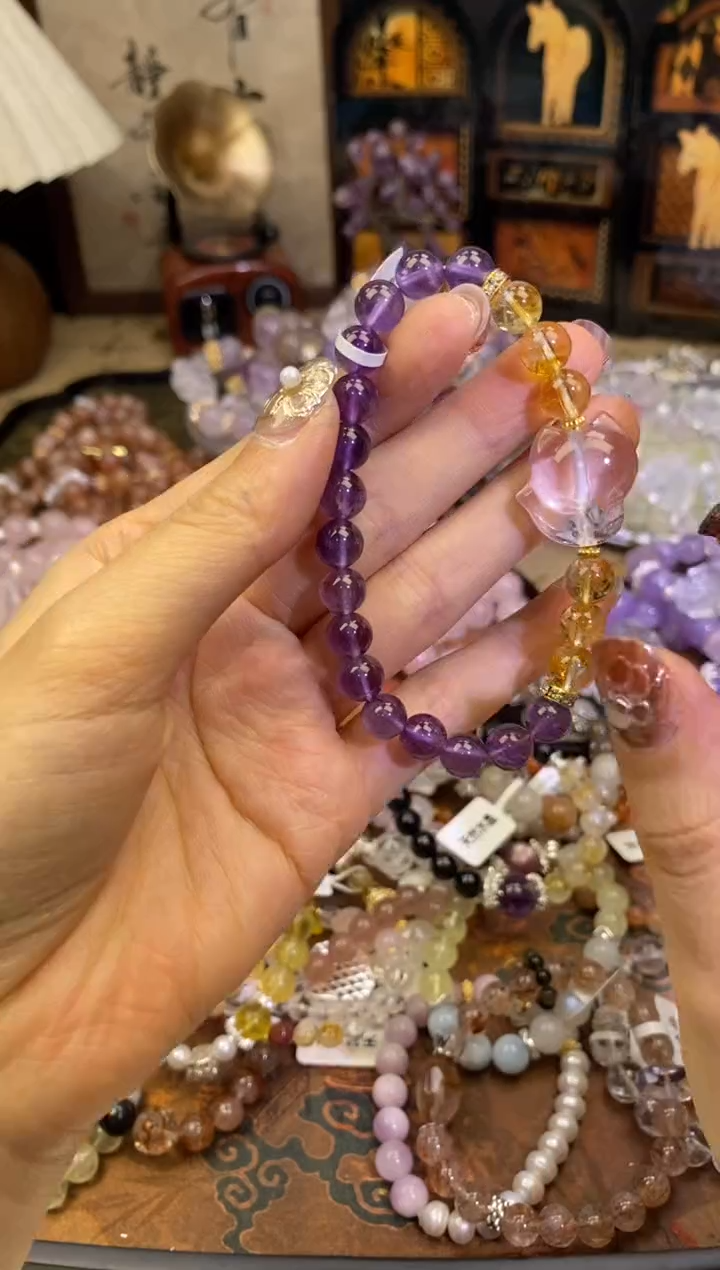 【闪购商品】紫晶手链未镶嵌223手串