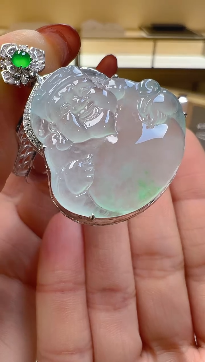 【闪购商品】翡翠吊坠(不含链)18K金镶嵌多样性团购发一件