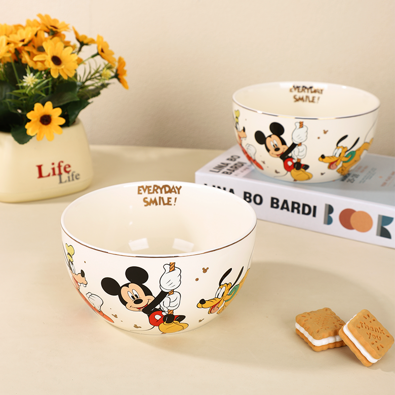 【言则】米奇 草莓熊Family系列面碗