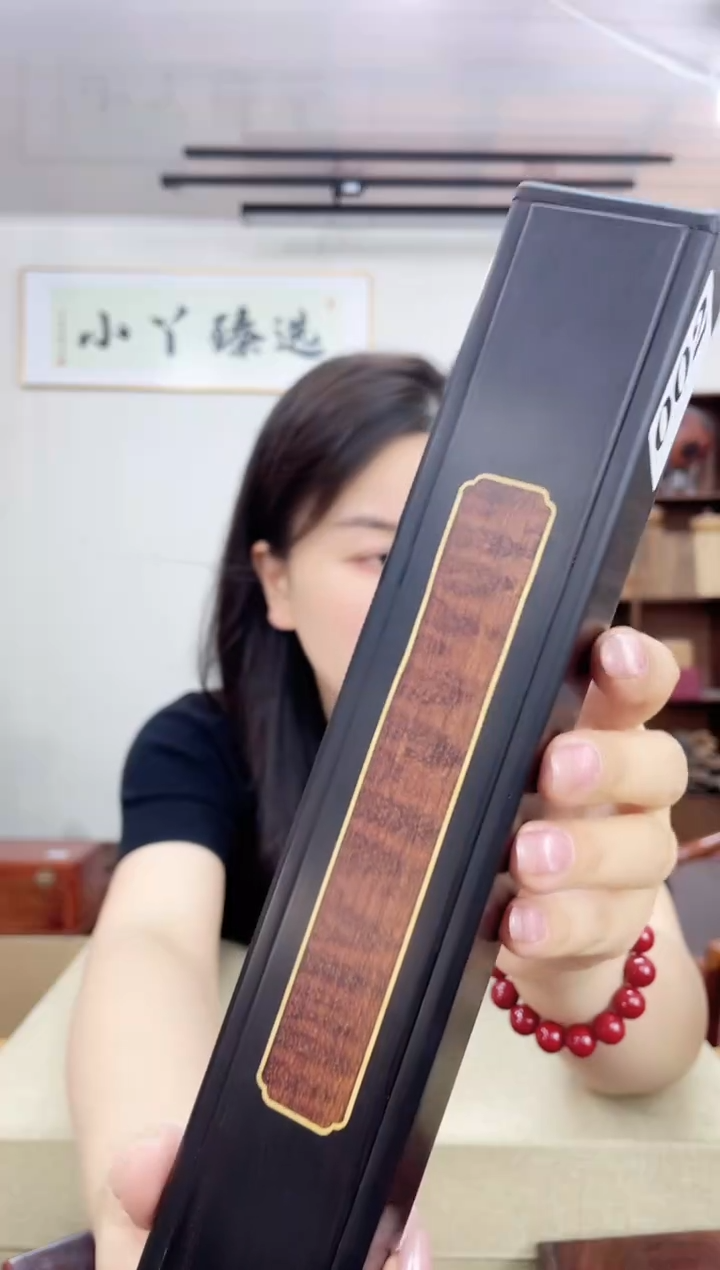 乌木类端景台002紫光檀香盒木木木