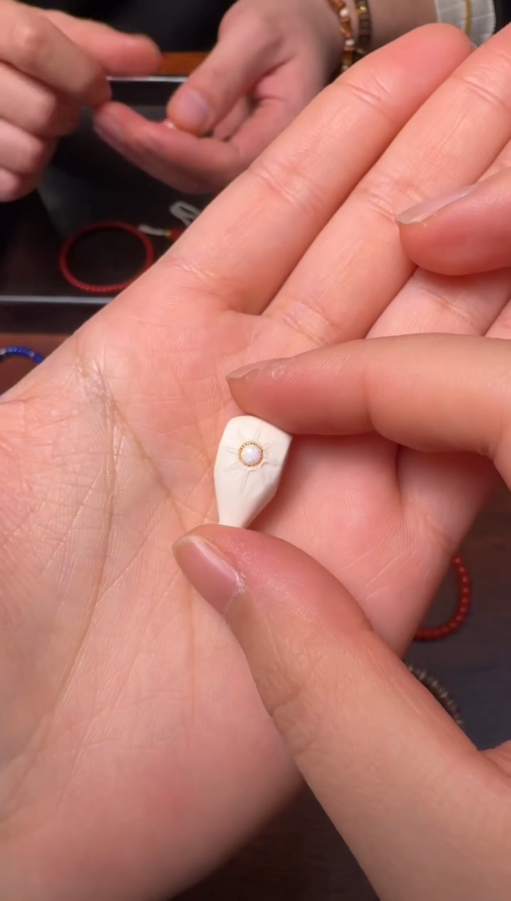 把件猛犸象牙张*豪三通配饰