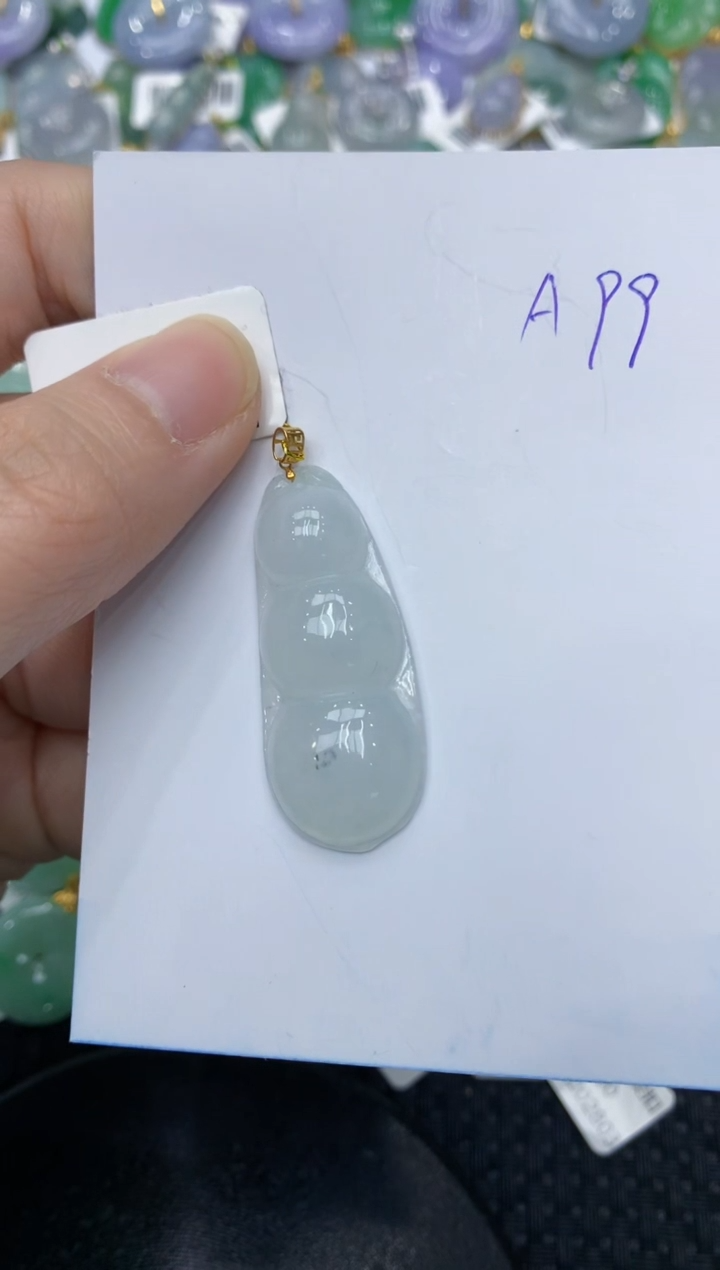 【闪购商品】翡翠颈饰18K金镶嵌11111111111