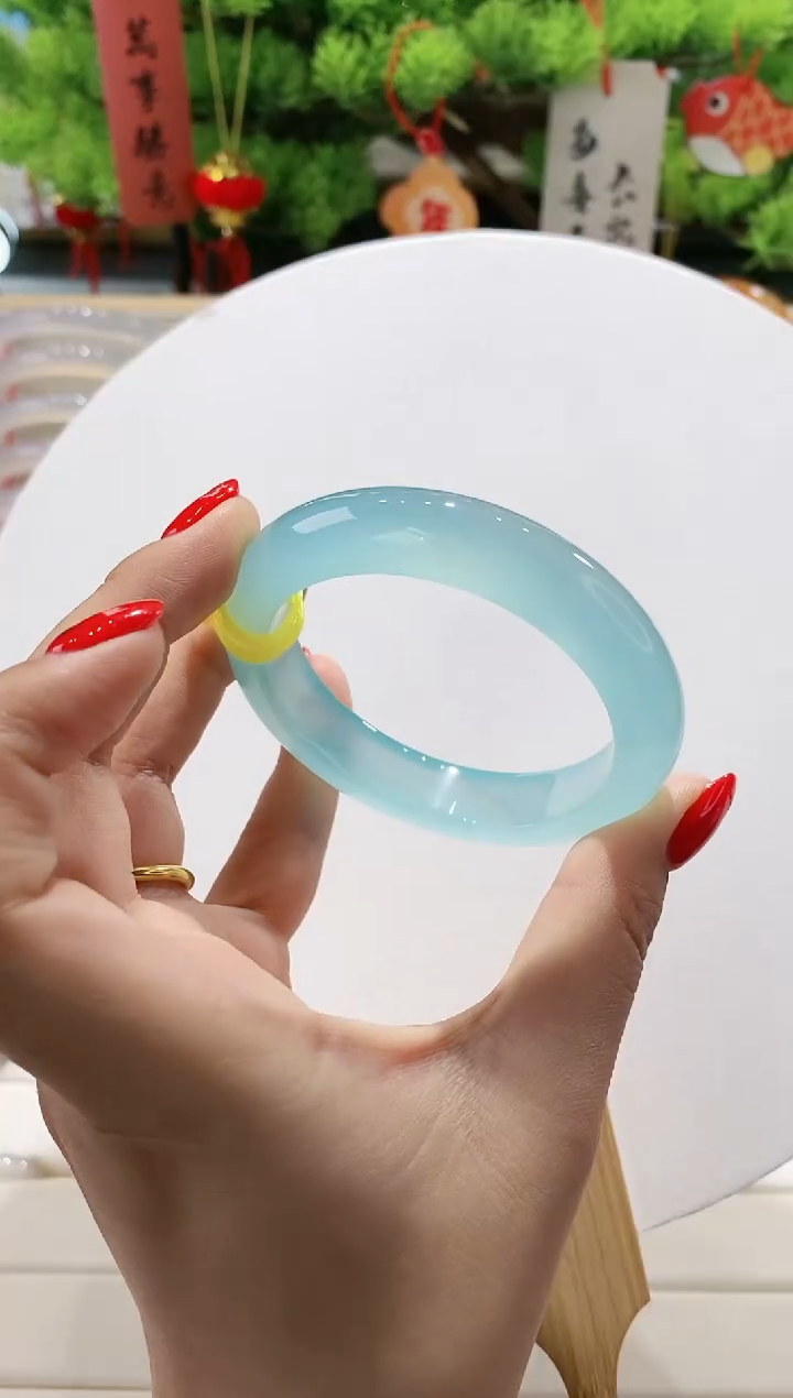 【闪购商品】玛瑙/玉髓手镯未镶嵌25-52.8福利