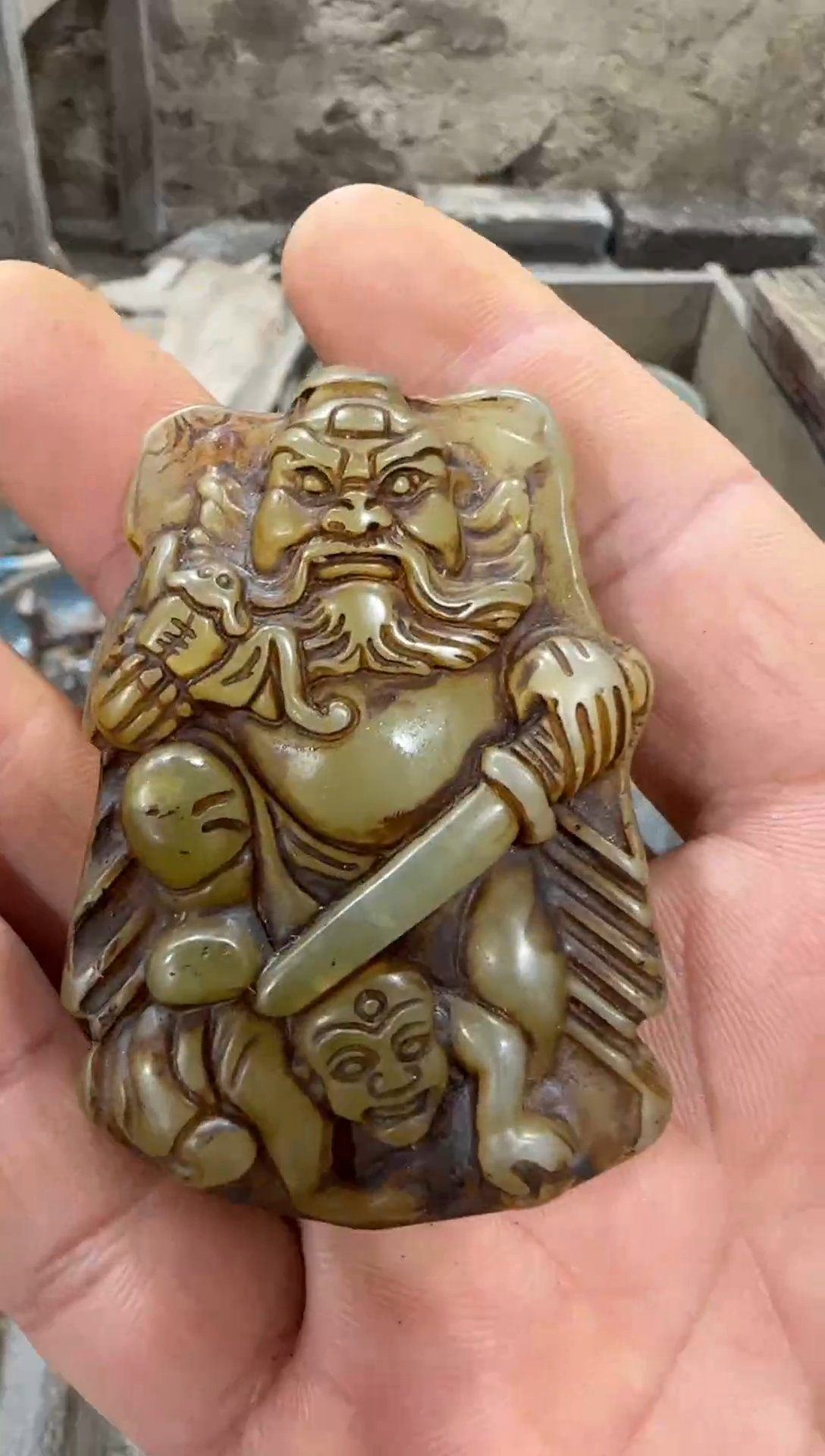 未镶嵌和田玉（糖玉）摆件1