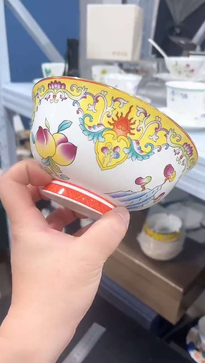 杯子骨瓷（简装）6寸碗一个