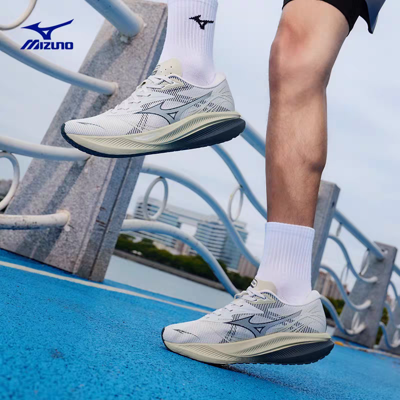 Mizuno美津浓25新款轻量透气鞋面厚底舒适通勤跑鞋运动鞋 PI PLUS