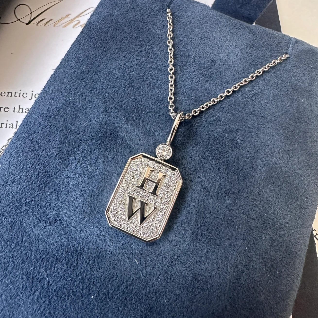 99新 Harry Winston/海瑞温斯顿 欢欢活动 钻石 香水瓶大号项链