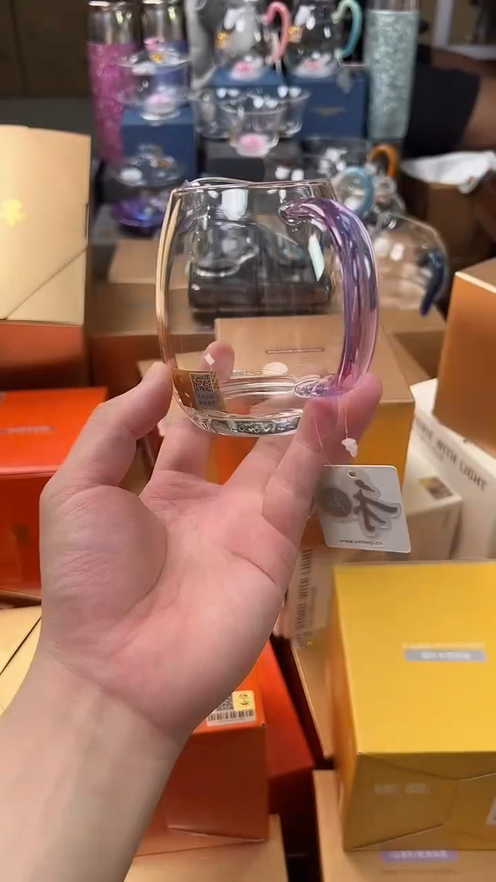 @@禾器晶彩澄然茶海浅紫色