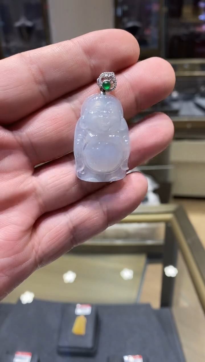 【闪购商品】翡翠颈饰18K金镶嵌亏米福利