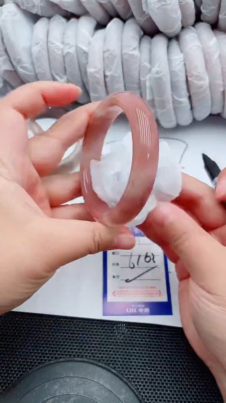 未镶嵌手镯石英质玉189-61-62