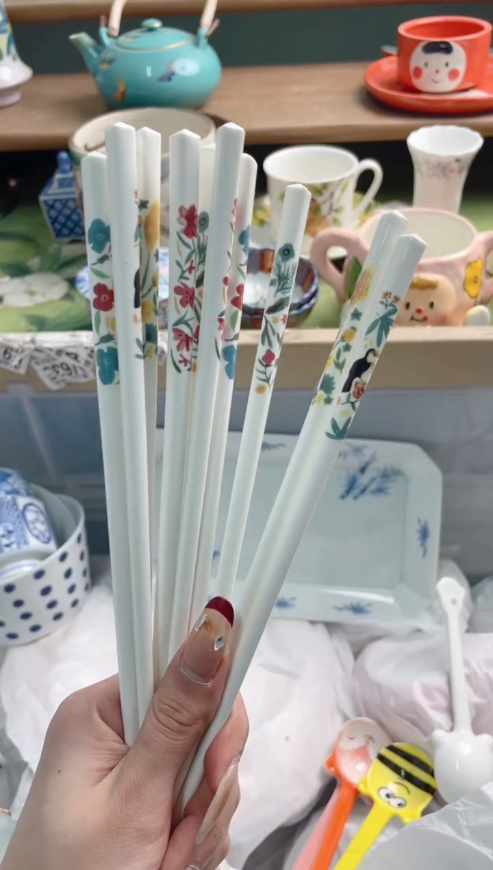 陶瓷小*晶X筷子***********