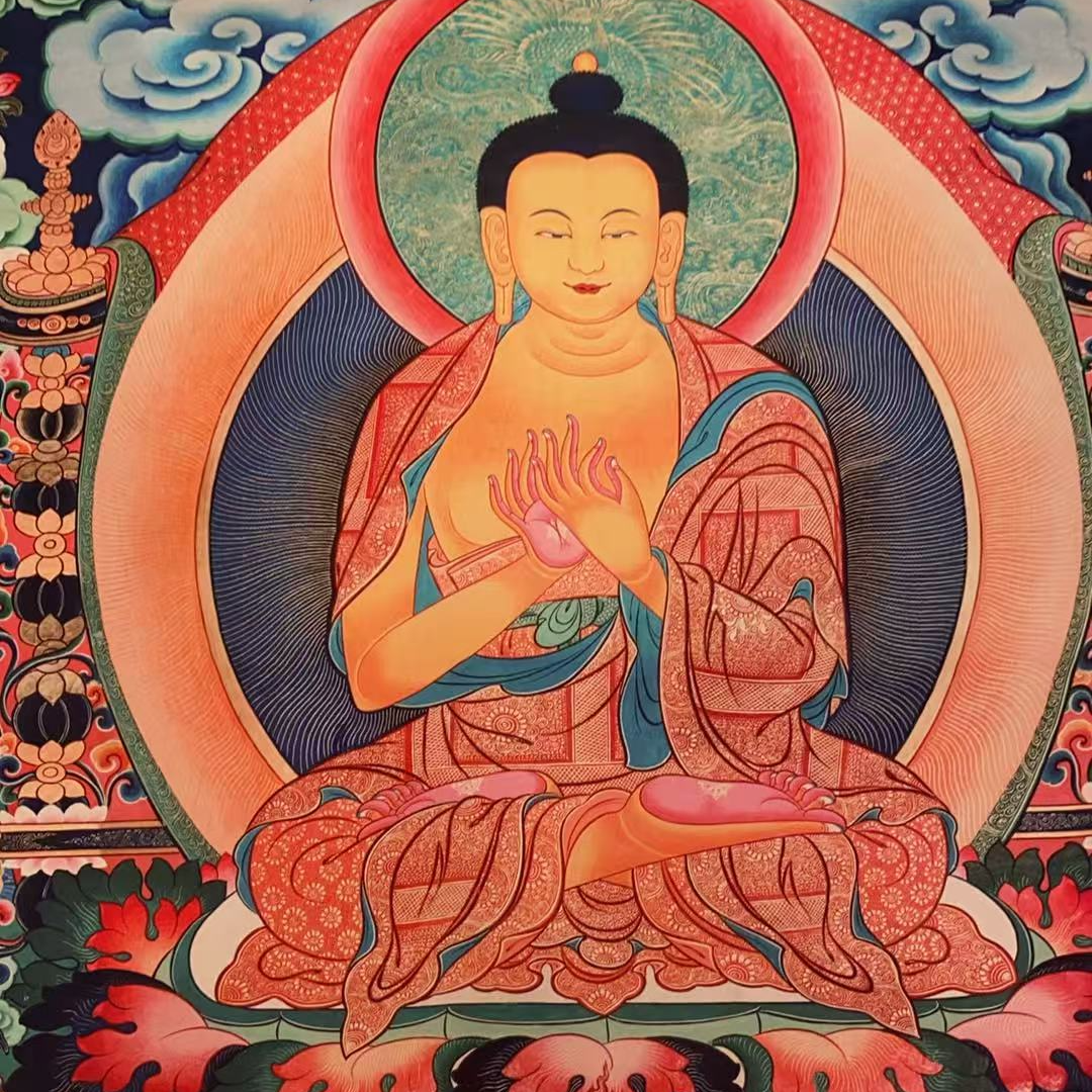 药师琉璃光如来精品唐卡tk16047