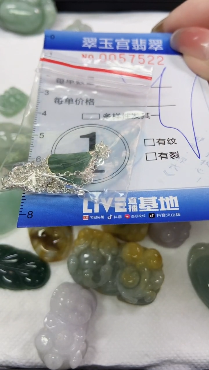 【闪购商品】翡翠颈饰未镶嵌闪购商品0057522
