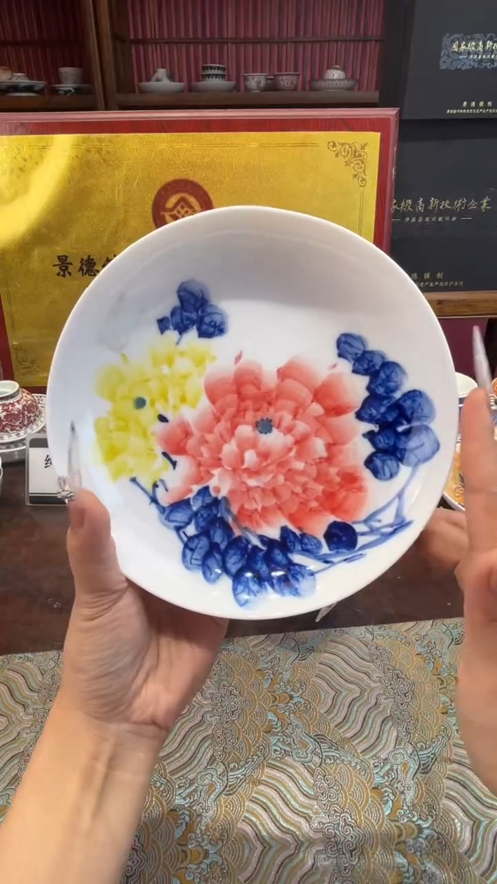 杯子瓷景德镇手工手绘陶瓷