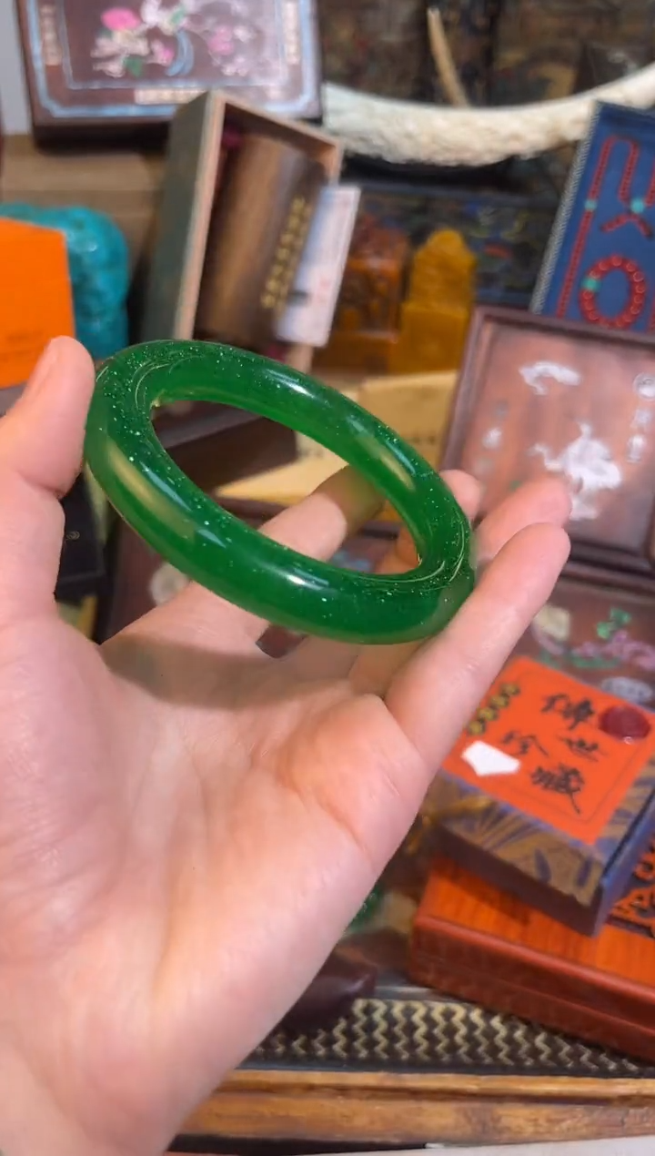 【闪购商品】翡翠手镯未镶嵌59业业业业业业业业