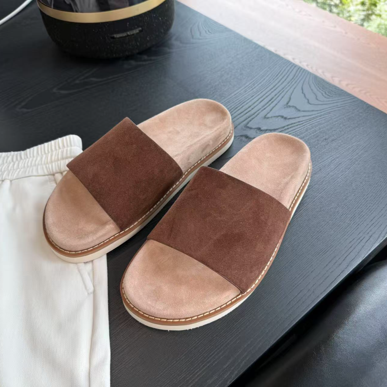 MANS名店-2025夏季新款休闲时尚男士拖鞋-09936