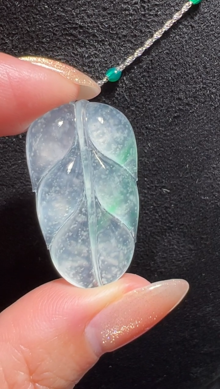 【闪购商品】定制翡翠未镶嵌叶子