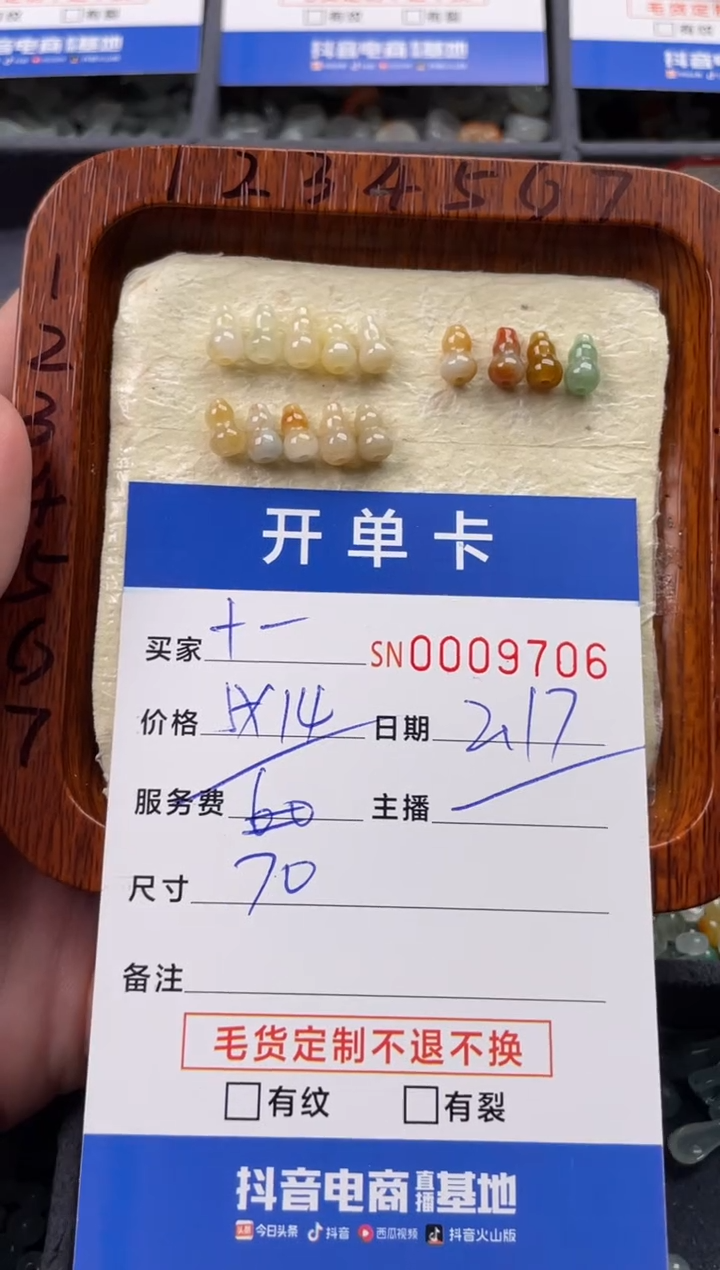 【闪购商品】翡翠颈饰未镶嵌00009706