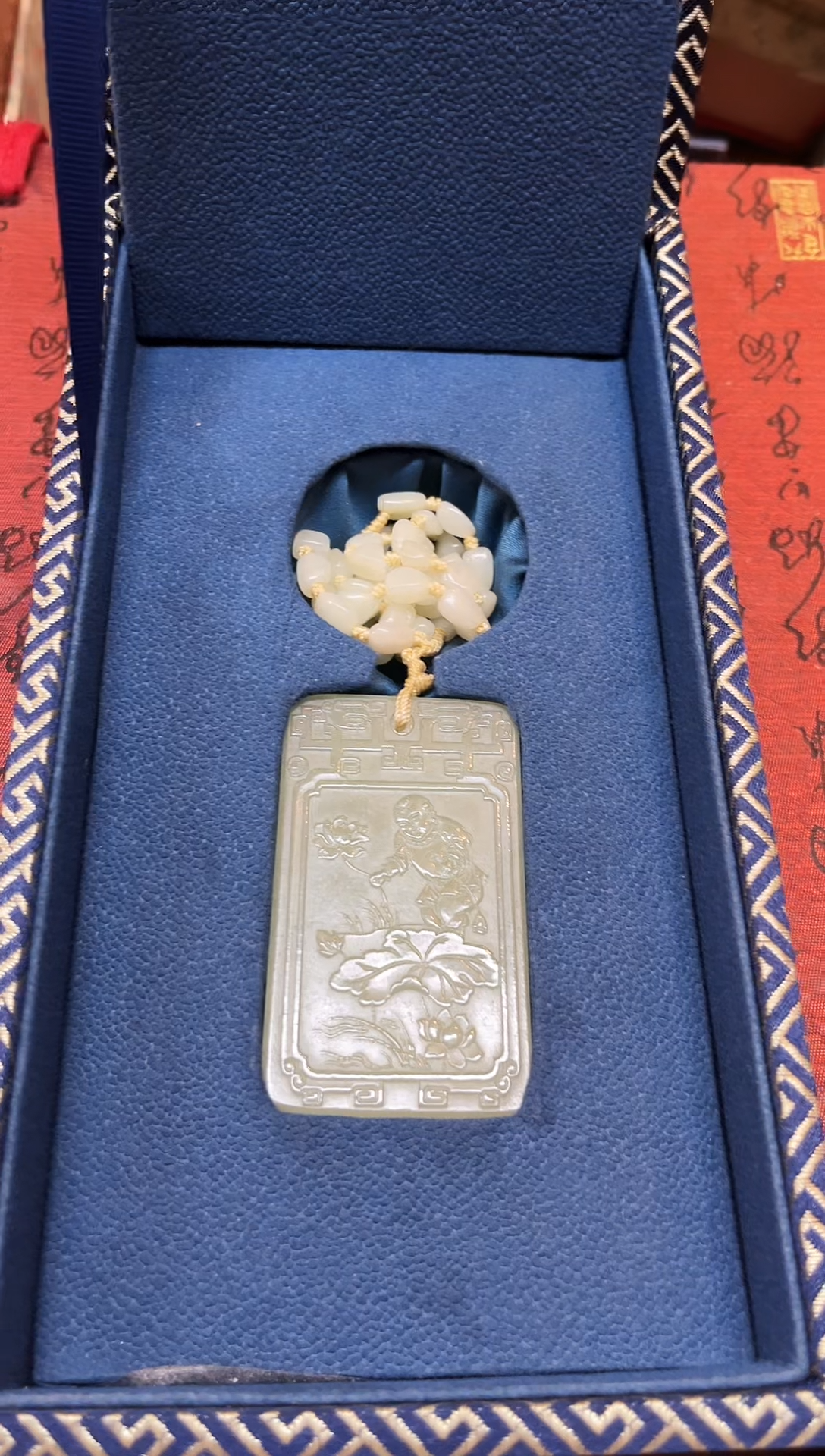 【闪购商品】和田玉玉牌未镶嵌和田玉挂件子冈牌