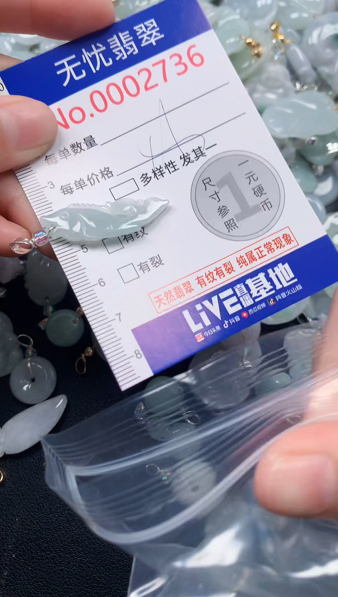 颈饰未镶嵌翡翠2736