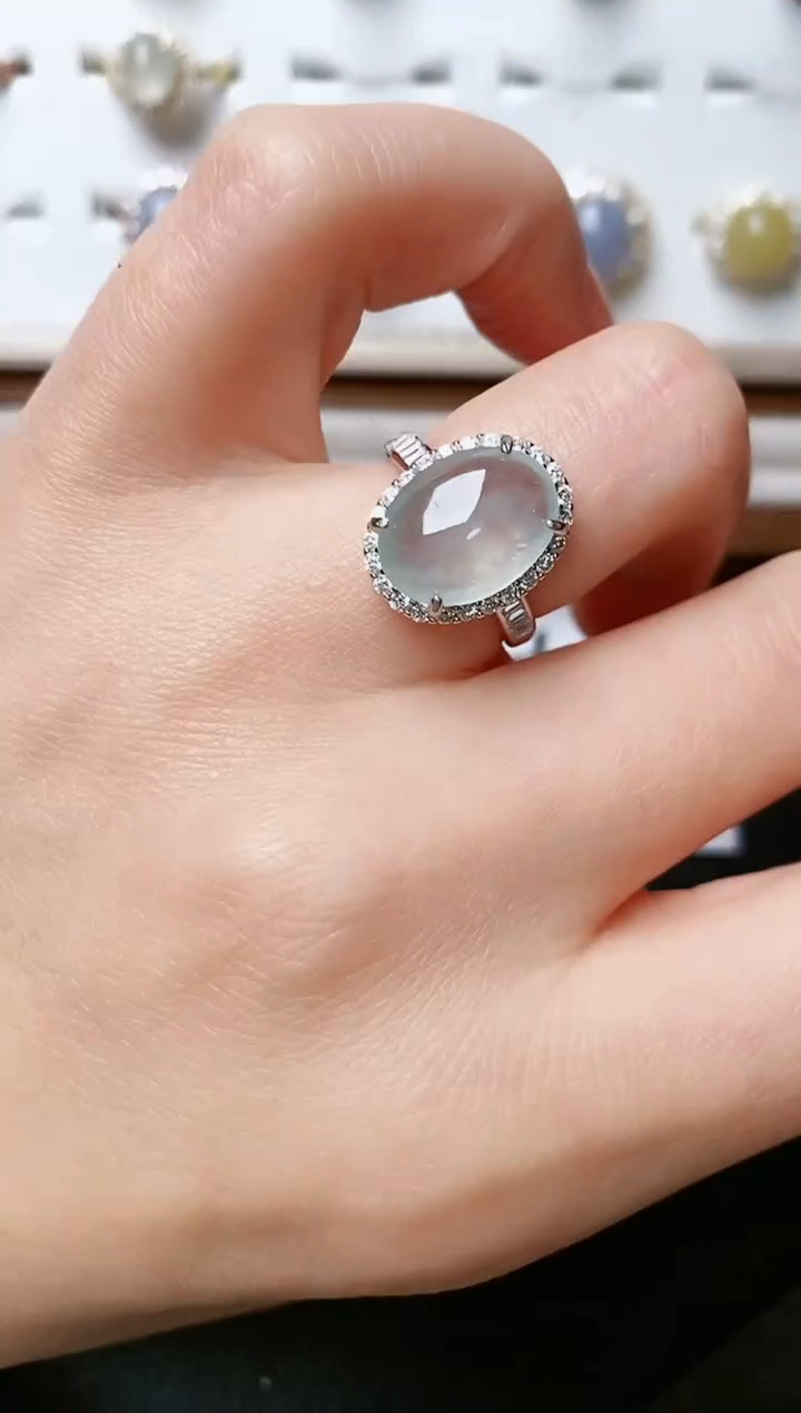 【闪购商品】翡翠戒指银S925镶嵌.....