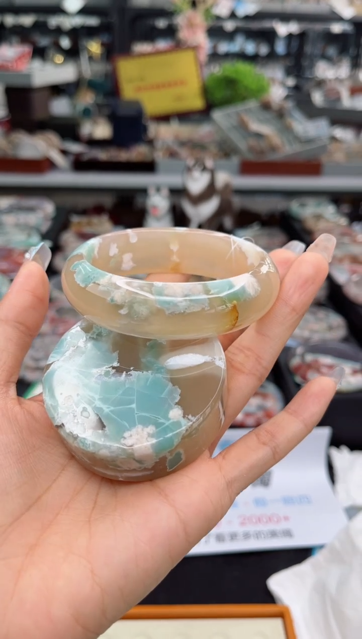 【闪购商品】石英质玉手镯未镶嵌圈口（赠品镯心）