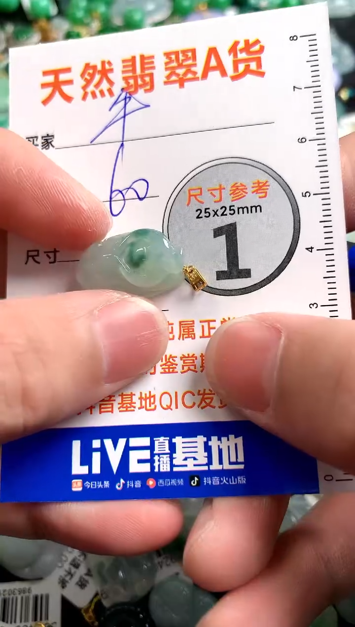 【闪购商品】翡翠颈饰18K金镶嵌13003449