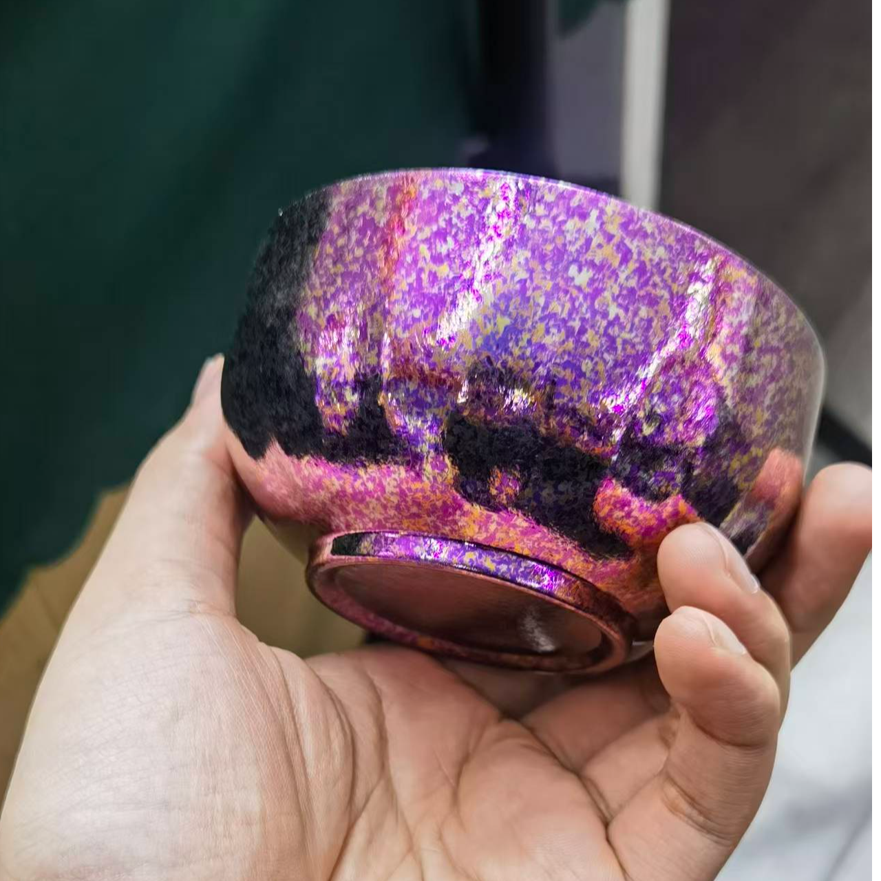 纯钛结晶钛碗家用大号双层吃饭碗餐厅定制餐具户外露营便携防烫碗