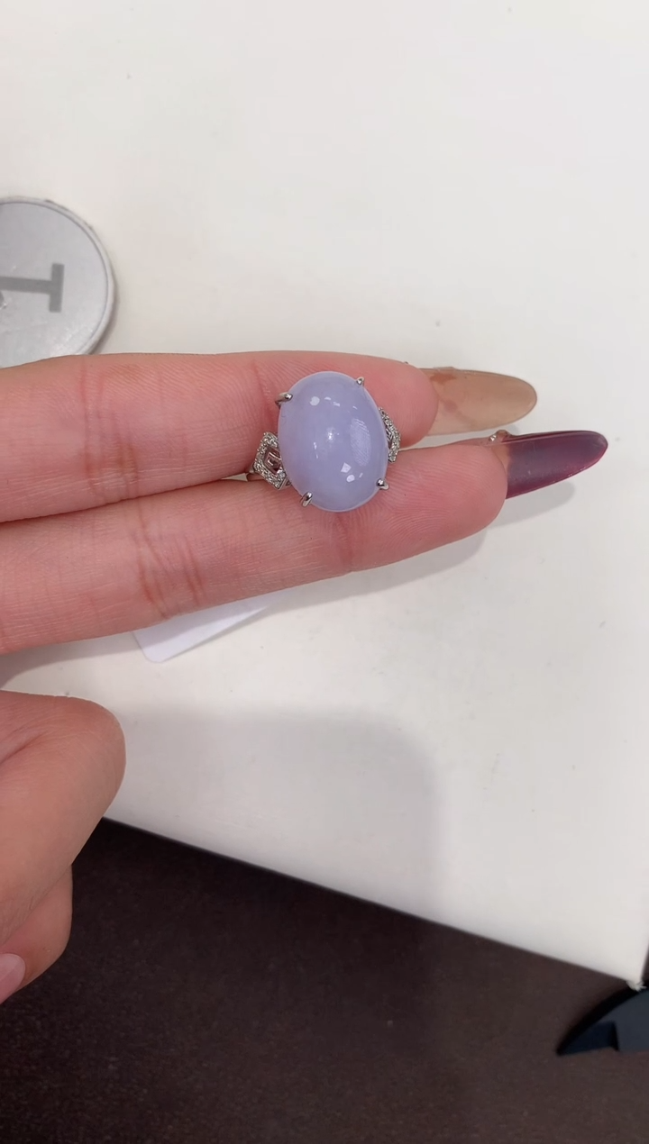 颈饰银S925镶嵌翡翠天然缅甸a货翡翠