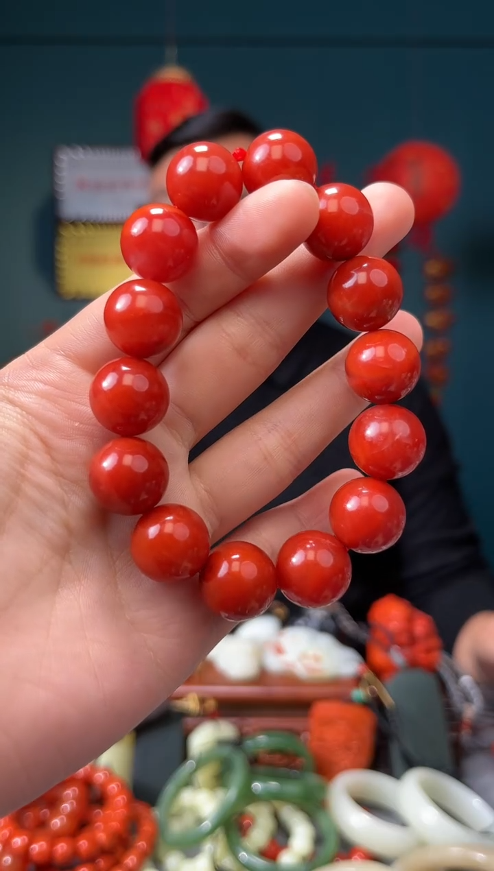 【闪购商品】南红玛瑙颈饰未镶嵌手串15