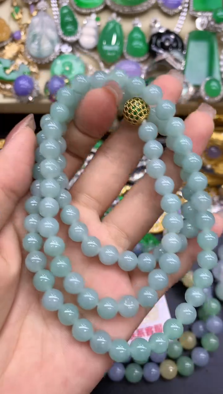 颈饰未镶嵌翡翠124-中国好珍宝